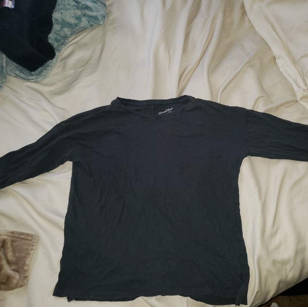 Charcoal grey long sleeved shirt